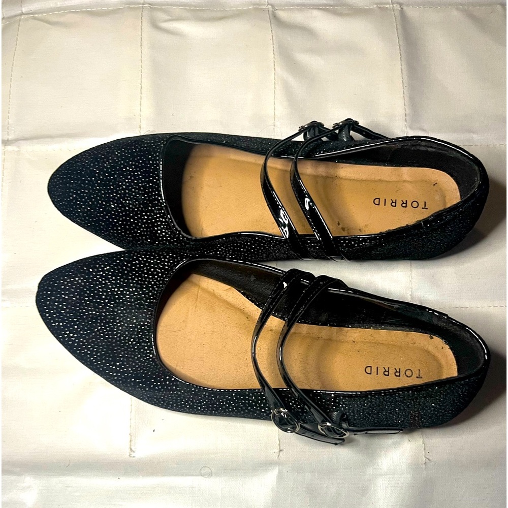 Sparkly Black Mary Janes Torrid Size 13